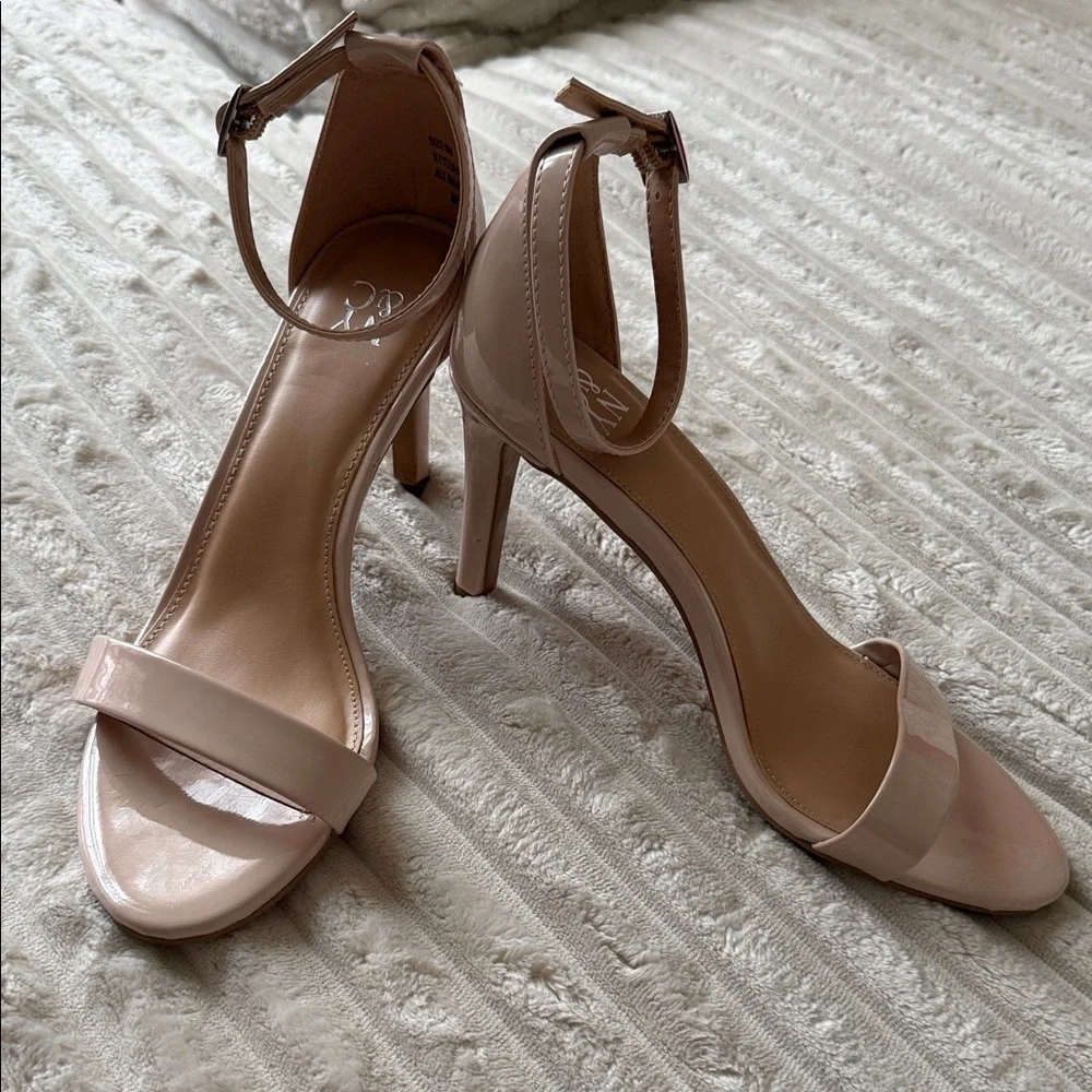 New York & Company Women's Beige Heeled Sandals - Picture 3 of 5